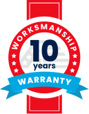 10 Year Workmanship Warranty